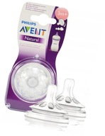 Avent Philips Natural trojprúdový cumlík 3m+ Avent Philips Natural trojprúdový cumlík 3m+