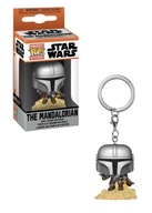 FUNKO POP STAR WARS MANDALORIAN KEYRING W/BLASTER FUNKO POP STAR WARS MANDALORIAN KEYRING W/BLASTER