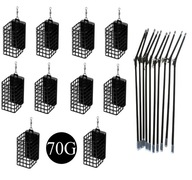 SET 10x KOŠÍK NA NÁVNADY 70g + 10 ZMLENÝCH TRUB SET 10x KOŠÍK NA NÁVNADY 70g + 10 ZMLENÝCH TRUB