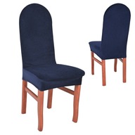 POTAH NA okrúhlu stoličku, elastický zamat TESS, námornícka modrá POTAH NA okrúhlu stoličku, elastický zamat TESS, námornícka modrá
