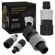 10x konektor odkvapkávacej pásky T x 1/2 F 10x konektor odkvapkávacej pásky T x 1/2 F