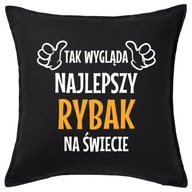 Vankúš NAJLEPŠÍ RYBÁR 50x50 darček Vankúš NAJLEPŠÍ RYBÁR 50x50 darček