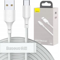 Kábel Baseus Wisdom USB-A / USB-C, 5A 1,5m, 2 ks. Kábel Baseus Wisdom USB-A / USB-C, 5A 1,5m, 2 ks.