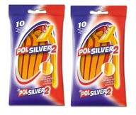 POLSILVER JEDNORÁZOVÉ holiace strojčeky 2 x 10 ks POLSILVER JEDNORÁZOVÉ holiace strojčeky 2 x 10 ks