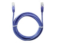 KÁBEL UTP RJ45 kábel krútený pár cat 5e 1m modrý