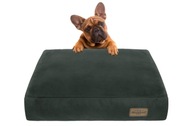 Pouffe Mata Recobed Velour PLUS Green L 80x60 cm Pouffe Mata Recobed Velour PLUS Green L 80x60 cm