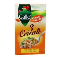 Talianska ryža Gallo 3 Cereali tri zrnká 800G