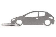 Kľúčenka Peugeot 206 3D, nerezová oceľ Kľúčenka Peugeot 206 3D, nerezová oceľ