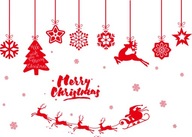 Nálepka na okno SANTA CLAUS hviezdy sob Nálepka na okno SANTA CLAUS hviezdy sob