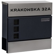 DVOJFAREBNÁ KOREŠPONDENČNÁ KRABIČKA + NÁPIS DVOJFAREBNÁ KOREŠPONDENČNÁ KRABIČKA + NÁPIS