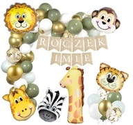 Balóny LUK zvieratko ZOO SAFARI ROK + meno Balóny LUK zvieratko ZOO SAFARI ROK + meno