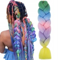 Syntetické farbené vlasy 120 cm hrubé Ombre Wls37 Syntetické farbené vlasy 120 cm hrubé Ombre Wls37
