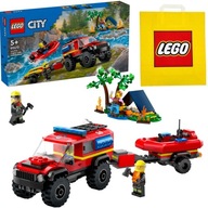 LEGO CITY 60412 TERÉNNE HASIČSKÉ VOZIDLO S PRÍVESOM A LOĎOU + DARČEKOVÁ TAŠKA LEGO CITY 60412 TERÉNNE HASIČSKÉ VOZIDLO S PRÍVESOM A LOĎOU + DARČEKOVÁ TAŠKA