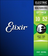 ELIXIR 19077 Optiweb struny (10-52) Struny pre elektrickú gitaru ELIXIR 19077 Optiweb struny (10-52) Struny pre elektrickú gitaru