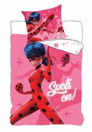 Obliečky 160x200 Bavlna Miraculous Ladybug and Cat Noir