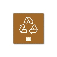 Nálepka recyklácia BIO segregácia 5cm