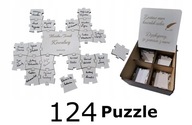 Kniha hostí svadobná súprava puzzle suvenír 124 ks. Kniha hostí svadobná súprava puzzle suvenír 124 ks.