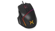 KRUX Fuze optická herná drôtová myš, čierna, s USB, RGB podsvietením KRUX Fuze optická herná drôtová myš, čierna, s USB, RGB podsvietením