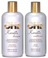 CHI Keratin Shampoo Conditioner 355ml SET Reconstruction