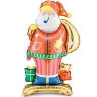 Fóliová fajka BALÓN SANTA CLAUS STOJACI darček Fóliová fajka BALÓN SANTA CLAUS STOJACI darček