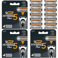 BIC HYBRID 5 FLEX NÁSTROJE STROJOV NOŽE NOŽE BLISTER SET x12 BIC HYBRID 5 FLEX NÁSTROJE STROJOV NOŽE NOŽE BLISTER SET x12