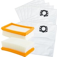 10x sáčky + FILTER pre Karcher WD6 WD 4 WD 5 MV 4 10x sáčky + FILTER pre Karcher WD6 WD 4 WD 5 MV 4