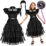 STREDA ADDAMS KARNEVALOVÝ KOSTÝM KOSTÝM Parochňa 134 / 140 + BALÓN STREDA ADDAMS KARNEVALOVÝ KOSTÝM KOSTÝM Parochňa 134 / 140 + BALÓN