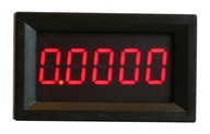 LED panelový ampérmeter 0-3.0000A DC RD červený