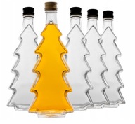 30 x sklenená fľaša na vianočný stromček 250 ml na víno, likér, mesiačik 30 x sklenená fľaša na vianočný stromček 250 ml na víno, likér, mesiačik