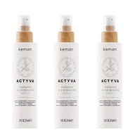 Sprej Kemon Actyva Volume e Corposita 3x 125 ml dodáva hrúbku a objem Sprej Kemon Actyva Volume e Corposita 3x 125 ml dodáva hrúbku a objem