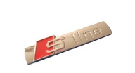 Emblém S-Line pre Audi na striebornom lesklom blatníku Emblém S-Line pre Audi na striebornom lesklom blatníku