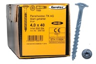 Skrutky do dreva EUROTEC TORX 4x40 s podložkou Skrutky do dreva EUROTEC TORX 4x40 s podložkou