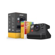 Čierny fotoaparát Polaroid Now Gen 2 E-box