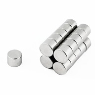 VALCOVÝ NEODYMOVÝ MAGNET 8x6 N38 SADA 20 KS VALCOVÝ NEODYMOVÝ MAGNET 8x6 N38 SADA 20 KS