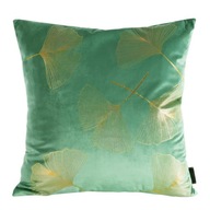 Obliečka na vankúš Ginko 1 mint zlatá EUROFIRANY 45x45 Obliečka na vankúš Ginko 1 mint zlatá EUROFIRANY 45x45