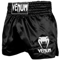 Muay Thai šortky VENUM CLASSIC SHORTS BLACK M