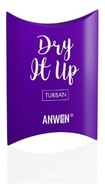 Anwen Dry It Up vlasový turban, fialový