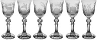 Poháre Krosno Vodka Krista 50 ml, Myśliwski vzor gravírovania Myśliwskie 2 Poháre Krosno Vodka Krista 50 ml, Myśliwski vzor gravírovania Myśliwskie 2