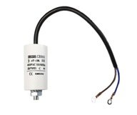 Štartovací kondenzátor motora 3uF 450V SR kábel Štartovací kondenzátor motora 3uF 450V SR kábel