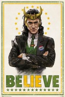 Filmový plagát Marvel Loki Believe 61x91,1 cm Filmový plagát Marvel Loki Believe 61x91,1 cm