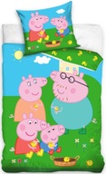 PEPPA PIG BAVLNENÉ DETSKÉ POSTELIENKY 140X200