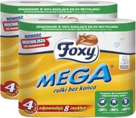 FOXY MEGA LONG toaletný papier 4 rolky x2