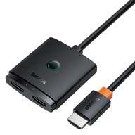 Baseus 2v1 HDMI adaptér s 1m čiernym káblom