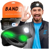 ČELENKA NA BEH pre Nordic Walking Cyklistika NA UŠI+LED ALE LAMPA ČELENKA NA BEH pre Nordic Walking Cyklistika NA UŠI+LED ALE LAMPA