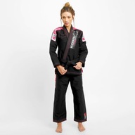 Koral MKM HARMONIK Dievčenské kimono čierne F1