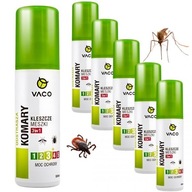 VACO Mosquito Spray Ticks Fly Repellent Liquid 100 ml x 6 VACO Mosquito Spray Ticks Fly Repellent Liquid 100 ml x 6