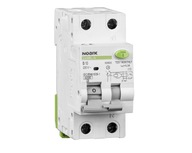 Zostatkový nadprúdový istič 2P B 16A 30mA AC Zostatkový nadprúdový istič 2P B 16A 30mA AC