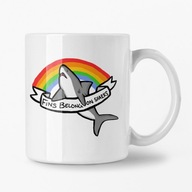 LGBT hrnček so žralokom, hrnček so žralokom, darček pre žraloka LGBT hrnček so žralokom, hrnček so žralokom, darček pre žraloka