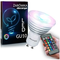 RGB GU10 LED žiarovka PRE STROPNÉ PLETIVÁ