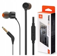 JBL T110 SLÚCHADLÁ DO UŠÍ S MIKROFÓNOM, ČIERNA JBL T110 SLÚCHADLÁ DO UŠÍ S MIKROFÓNOM, ČIERNA